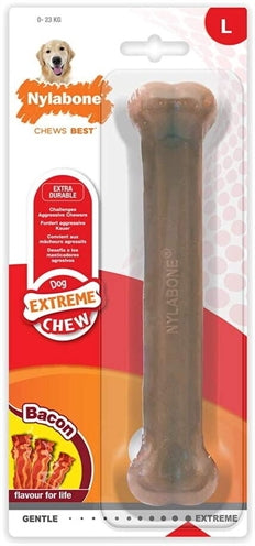 Nylabone Dura Chew Voor Harde Bijters Baconsmaak Vanaf 23 Kg