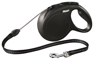 Flexi Rollijn Classic Cord Zwart Xs 3 Mtr