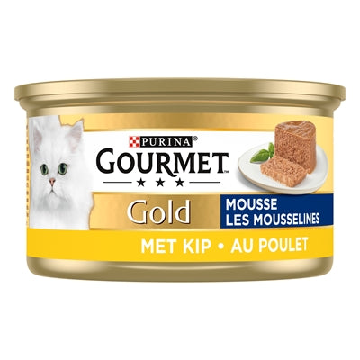 Gourmet Gold Fijne Mousse Kip 24X85 Gr