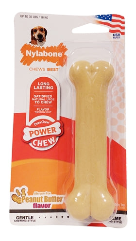 Nylabone Dura Chew Pindakaas Voor Harde Bijters Hypoallergeen Vanaf 23 Kg