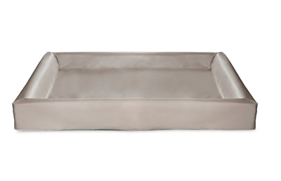 Bia Bed Kunstleer Hoes Hondenmand Taupe Bia-2 60X50X12,5 Cm
