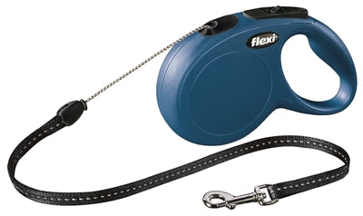 Flexi Rollijn Classic Cord Blauw S 5 Mtr