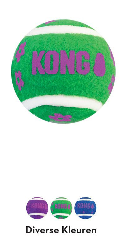 Kong Kat Tennisballen Met Bellen 4X4X4 Cm 3 St
