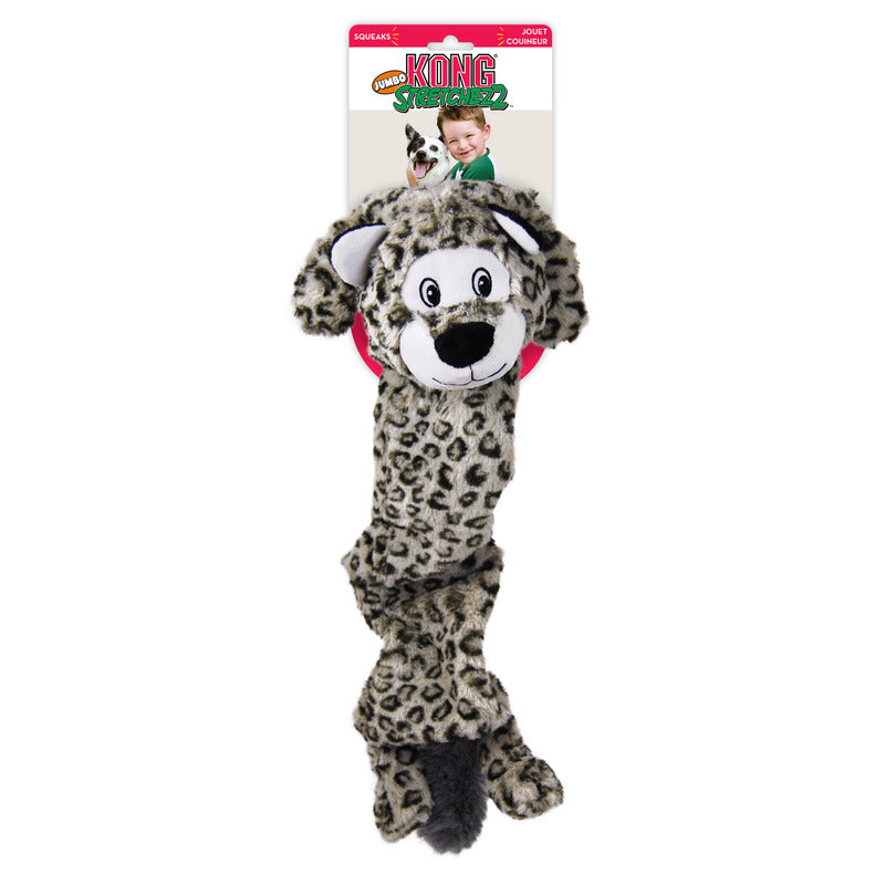Kong Stretchezz Jumbo Sneeuw Luipaard Xl 58X21X12 Cm