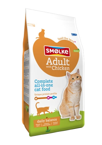 Smolke Cat Adult Kip / Rijst 4 Kg