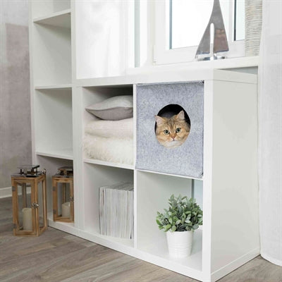 Trixie Kattenmand Iglo Anton Grijs 37X33X33 Cm