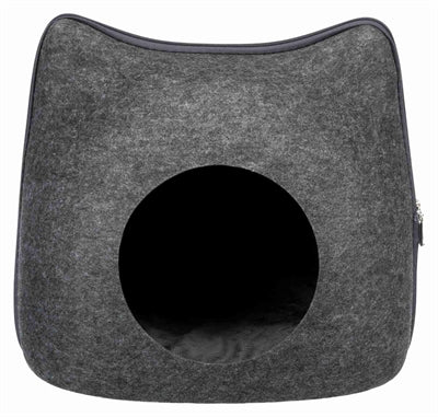 Trixie Relax Iglo Kat Vilt Grijs 38X37X35 Cm