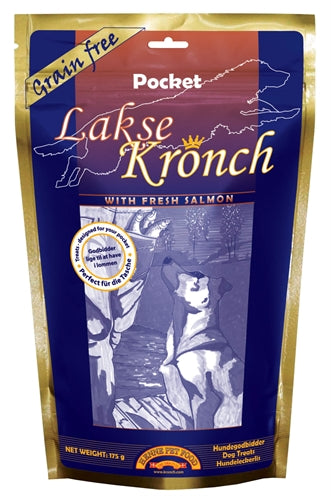 Kronch 76% Zalmsnacks Pockets 175 Gr