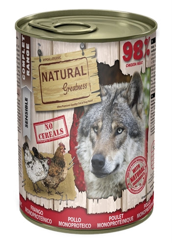 Natural Greatness Monoprotein Chicken Recipe 400 Gr