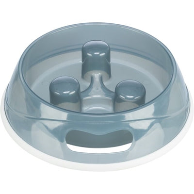 Trixie Voerbak Slow Feed Kunststof Anti-Slip Assorti 20 Cm 450 Ml