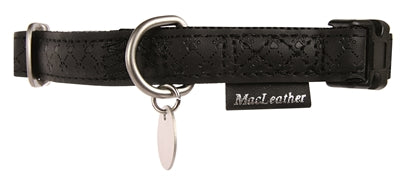 Macleather Halsband Zwart 20-40X1,5 Cm