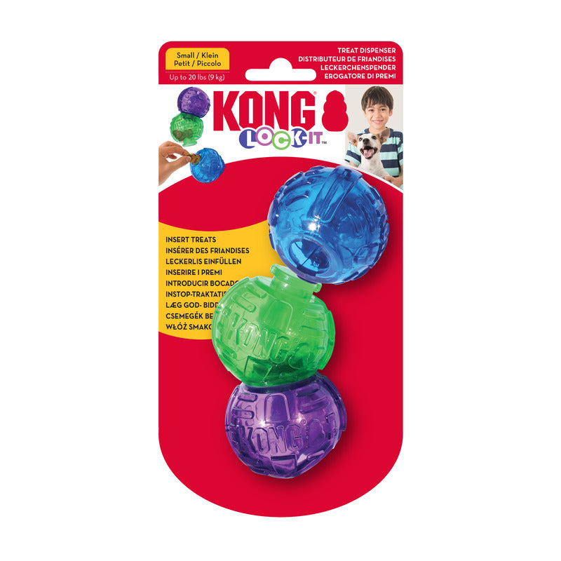 Kong Lock-It 5,5X5,5X5,5 Cm 3 St