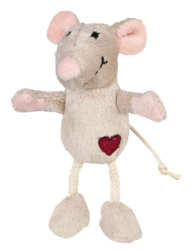 Trixie Muis Pluche Beige 11 Cm