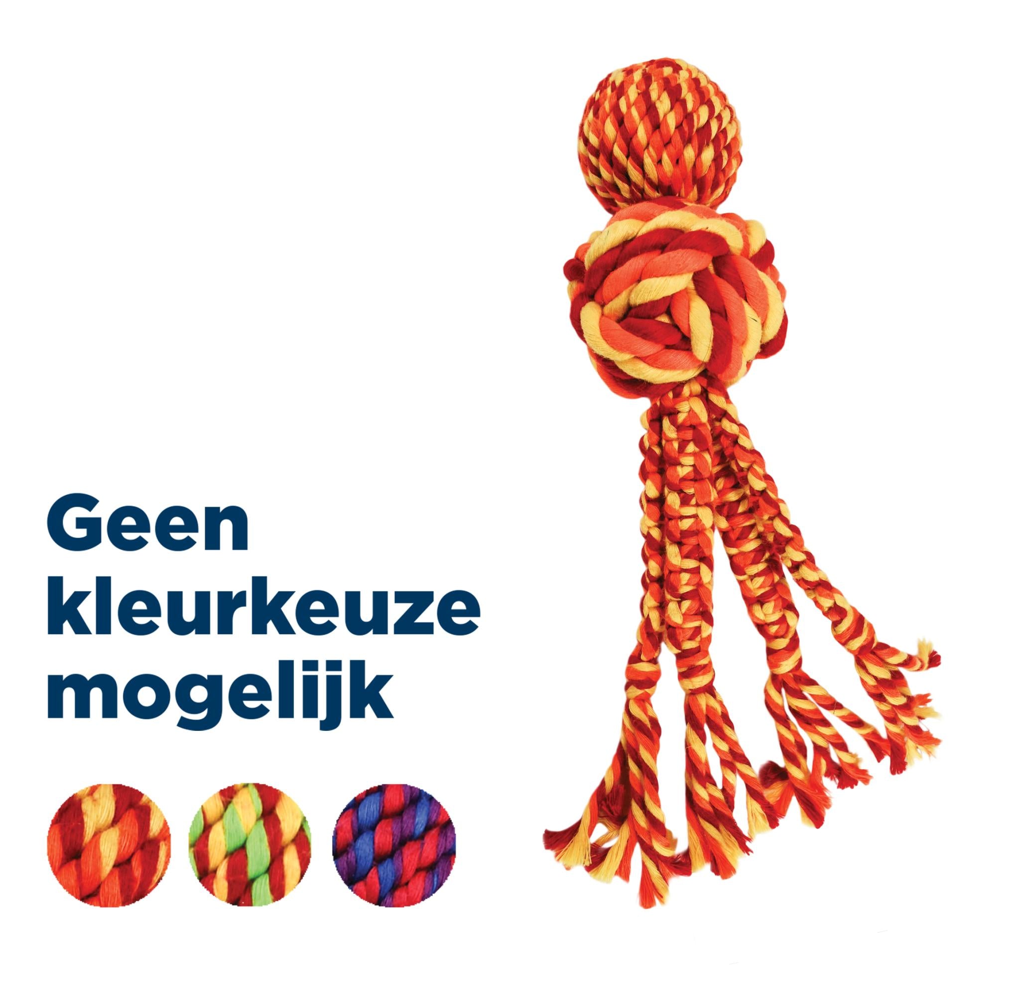 Kong Wubba Weaves Touw Assorti 38X8,5X8,5 Cm