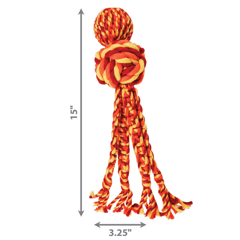 Kong Wubba Weaves Touw Assorti 38X8,5X8,5 Cm