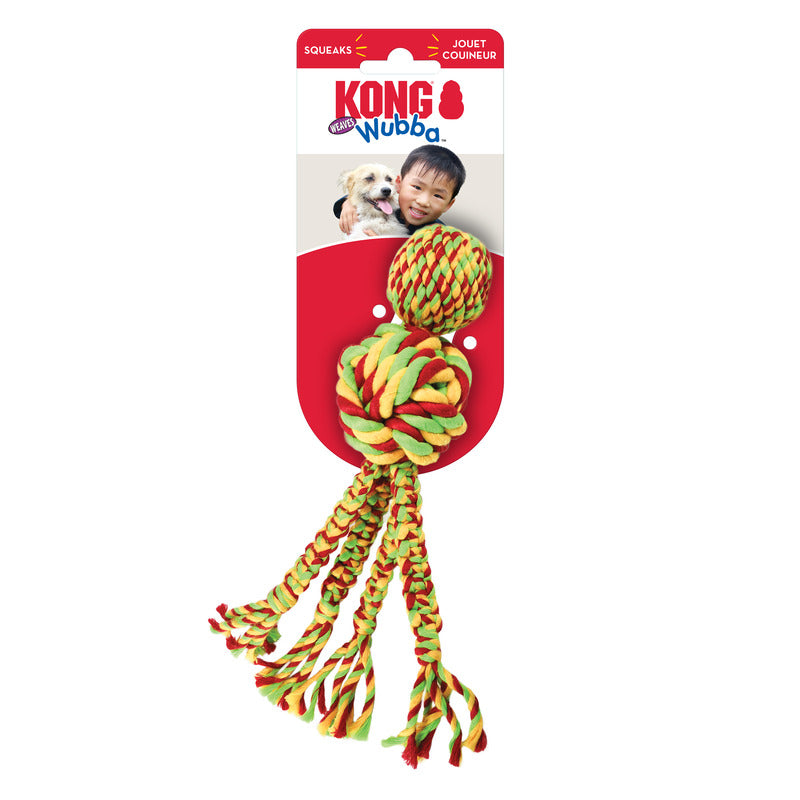Kong Wubba Weaves Touw Assorti 38X8,5X8,5 Cm