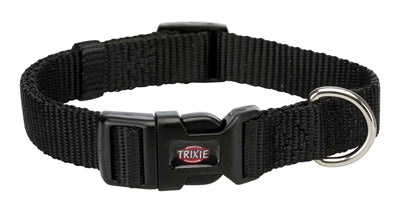 Trixie Halsband Hond Premium Zwart 25-40X1,5 Cm
