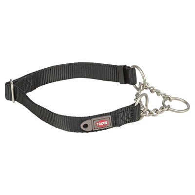 Trixie Halsband Hond Premium Halfslip Halsband Zwart 30-40X1,5 Cm