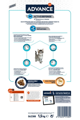 Advance Cat Kitten Chicken / Rice 1,5 Kg