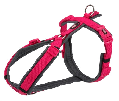 Trixie Hondentuig Premium Trekking Fuchsia / Grijs 62-74X2,5 Cm