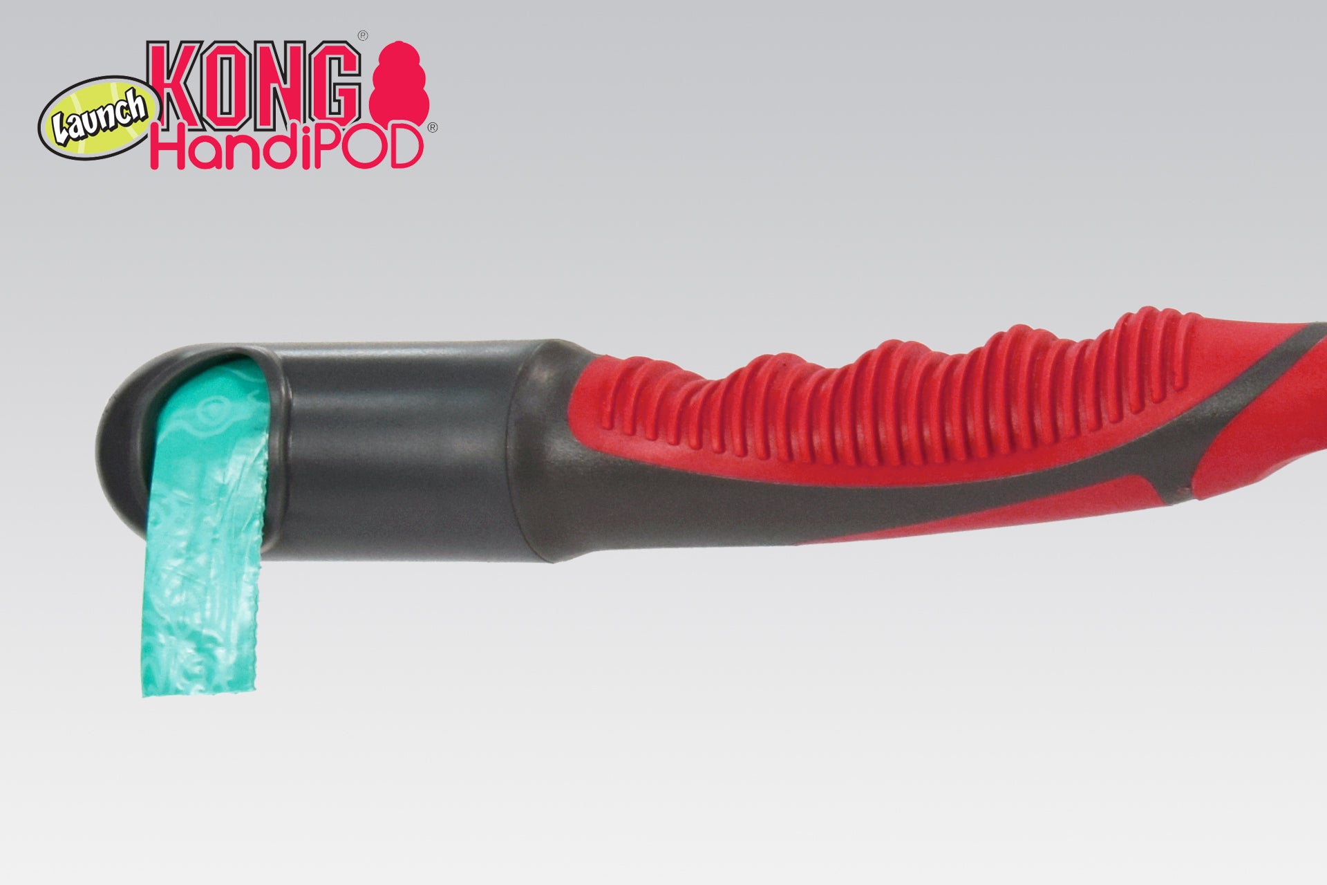 Kong Handipod Launch Werpstok Met Poepzakhouder 69X10,5X7,5 Cm