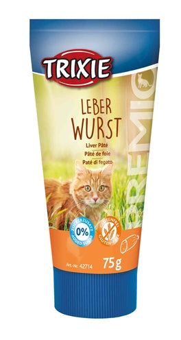 Trixie Premio Leverworstpasta Kat 75 Gr