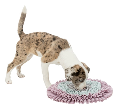 Trixie Junior Snuffelmat Zacht Roze / Mintgroen / Grijs 38X38 Cm