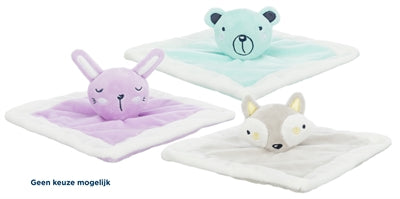 Trixie Junior Knuffeldoekje Pluche Assorti 20X20 Cm
