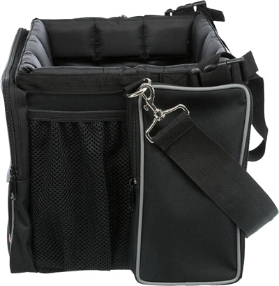Trixie Fietsmand Voor Aan Stuur Nylon Zwart / Grijs 41X26X26 Cm