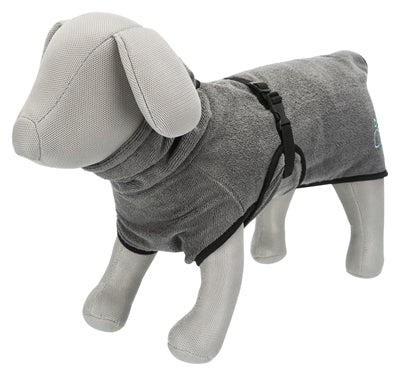 Trixie Badjas Hond Badstof Grijs 30 Cm