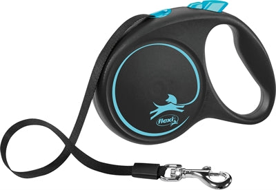 Flexi Rollijn Black Design Tape Blauw S 5 Mtr Tot 15 Kg