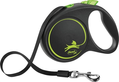 Flexi Rollijn Black Design Tape Groen S 5 Mtr Tot 15 Kg