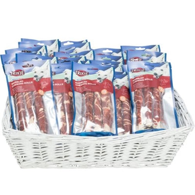 Trixie Denta Fun Marbled Beef Chewing Rolls 12 Cm 6 St 70 Gr