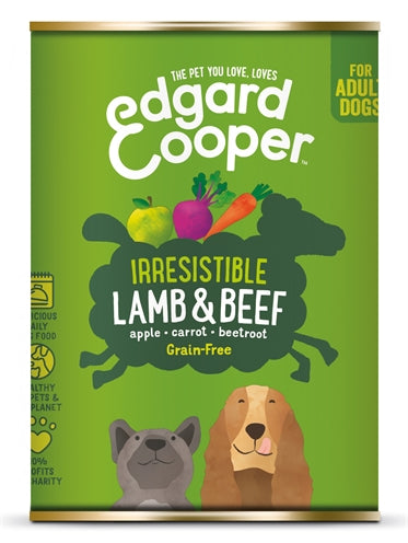 Edgard & Cooper Lam / Rund Blik Graanvrij 6X400 Gr