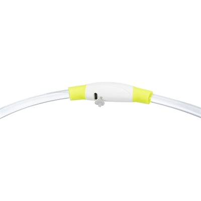 Trixie Lichtgevende Halsband Usb Flash Light Oplaadbaar Tpu Groen 40X0,8 Cm