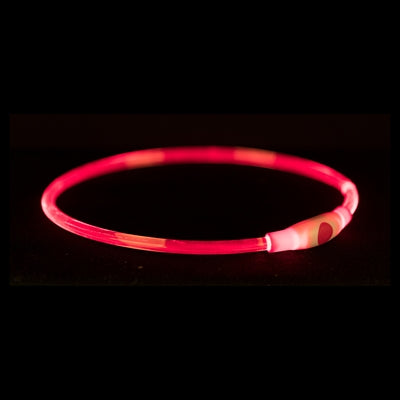 Trixie Lichtgevende Halsband Usb Flash Light Oplaadbaar Tpu Multi 40X0,8 Cm