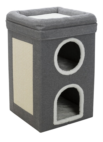 Trixie Krabpaal Cat Tower Saul Grijs 39X39X64 Cm