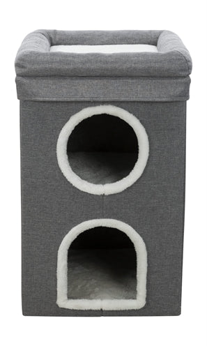 Trixie Krabpaal Cat Tower Saul Grijs 39X39X64 Cm
