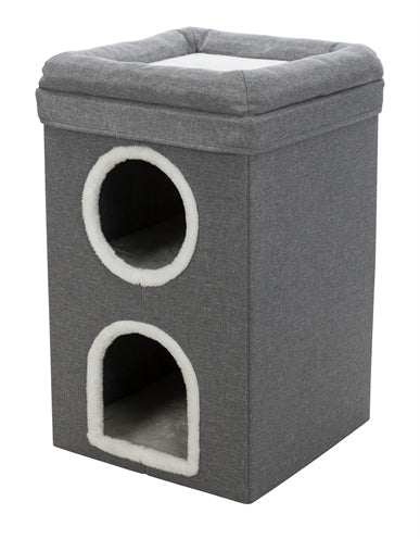 Trixie Krabpaal Cat Tower Saul Grijs 39X39X64 Cm