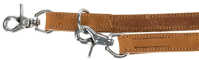Trixie Hondenriem Rustic Heartbeat Verstelbaar Vetleer Bruin 200X2 Cm
