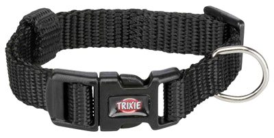 Trixie Halsband Hond Premium Zwart 25-40X1,5 Cm