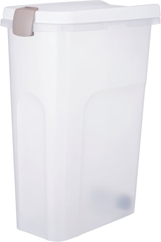 Trixie Voerton Luchtdicht Afsluitbaar Kunststof Transparant Wit / Wit 15 Ltr 22X34X41,5 Cm
