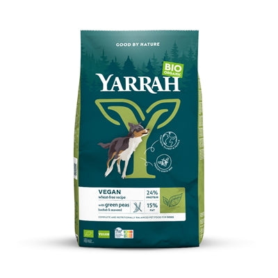 Yarrah Dog Biologische Brokken Vega Ultra Sensitive Tarwevrij 10 Kg