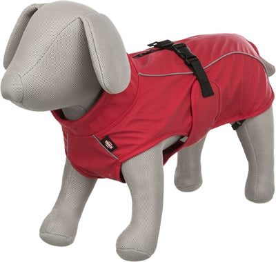 Trixie Regenjas Hond Vimy Rood Rug 25 Cm Buik 20-32 Cm