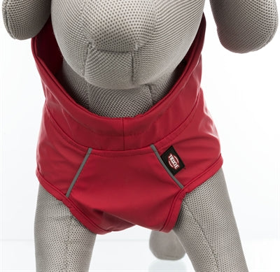 Trixie Regenjas Hond Vimy Rood Rug 25 Cm Buik 20-32 Cm