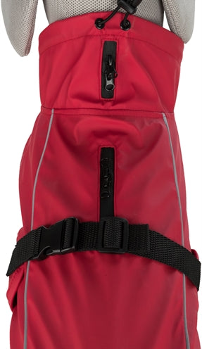 Trixie Regenjas Hond Vimy Rood Rug 25 Cm Buik 20-32 Cm