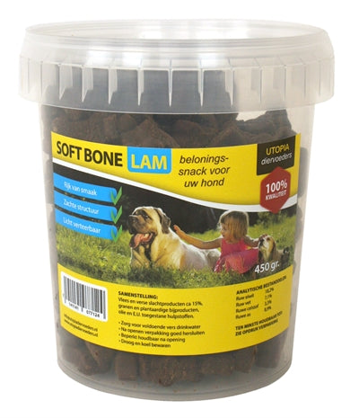 Utopia Diertotaal Soft Bones Lam 450 Gr