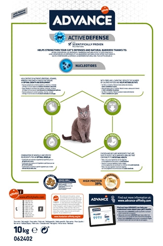 Advance Cat Junior Sterilized Chicken 10 Kg