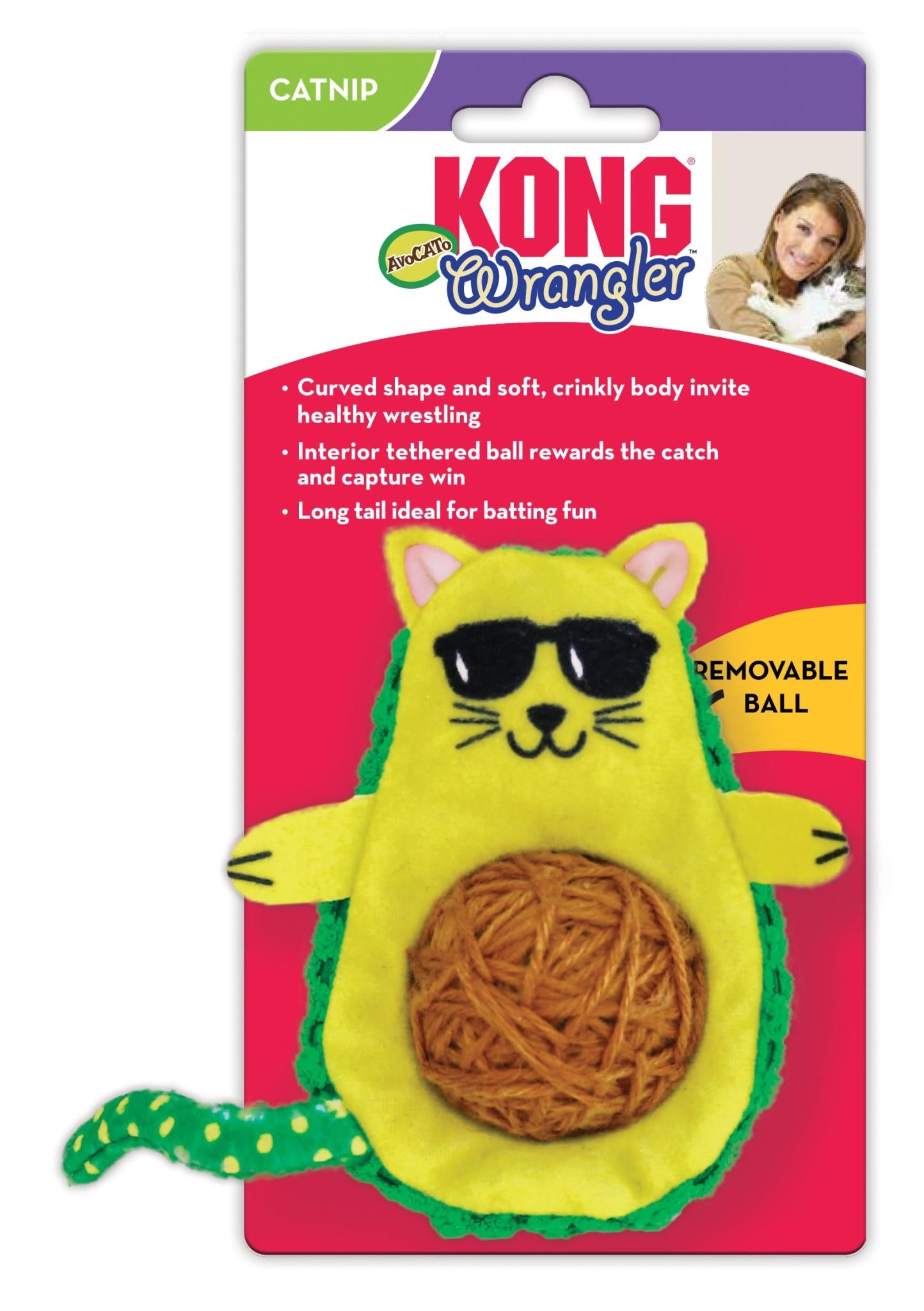 Kong Wrangler Avocato 11X7 Cm