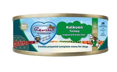Renske Hond Vers Vlees Kalkoen Graanvrij 24X95 Gr